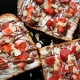 Toast with Honey, Mascarpone, Nutella and Strawberries